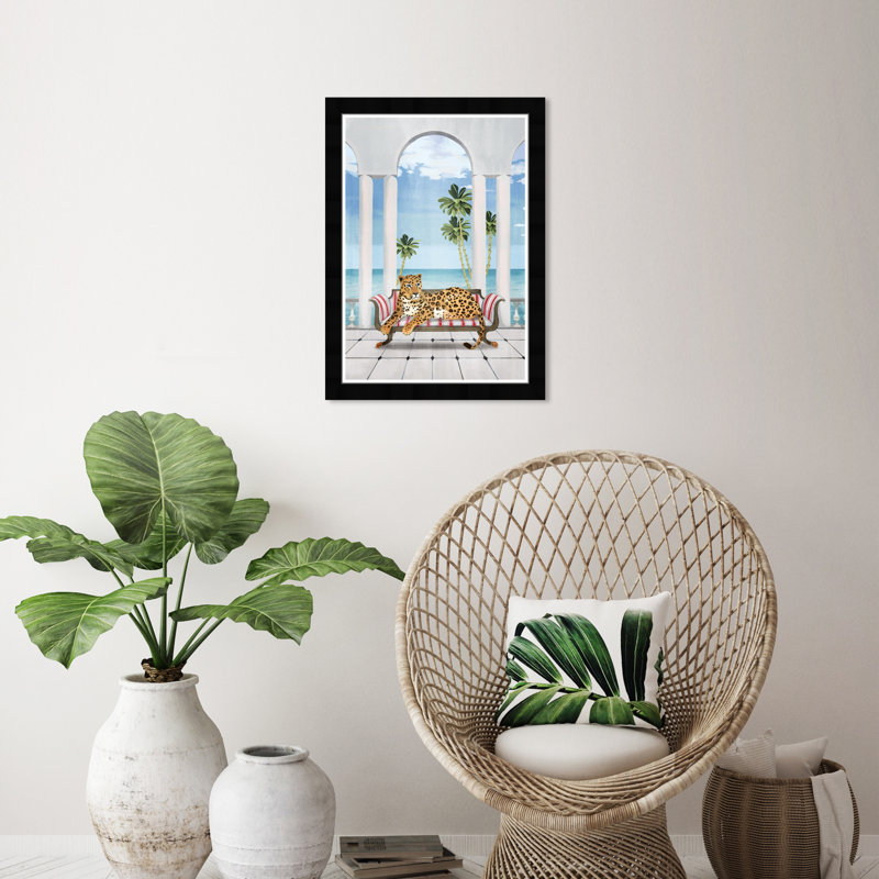Lounging Spots, Black Framed