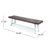Eulene Rectangular 4 - Person 71" Long Dining Set-28987196