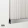 Zenith 34" W x 62" H Fixed Frameless Bathtub Screen with 3/8" Glass