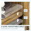 Armoire brune avec portes - Rangement spacieux pour divers articles, attrait de porte polyvalent et fonctionnel