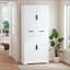 Armoire de cuisine avec 3 tiroirs à clavier et 6 tablettes de porte réglables-310396845