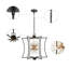 Lustre lanterne 6 lumières Kaylaa