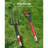 4 Tines Garden Fork Fiberglass Handle 45 in Digging Spading Pitchfork Heavy Duty