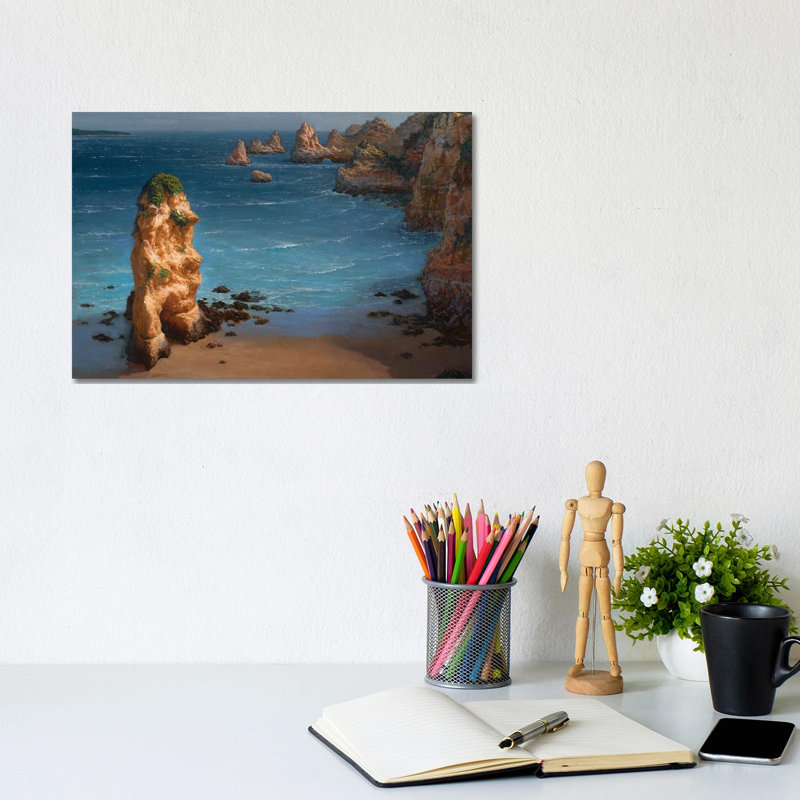 Dona Ana Portugal by Ken Salaz - Wrapped Canvas Painting, 20.32 cm H x 30.48 cm W