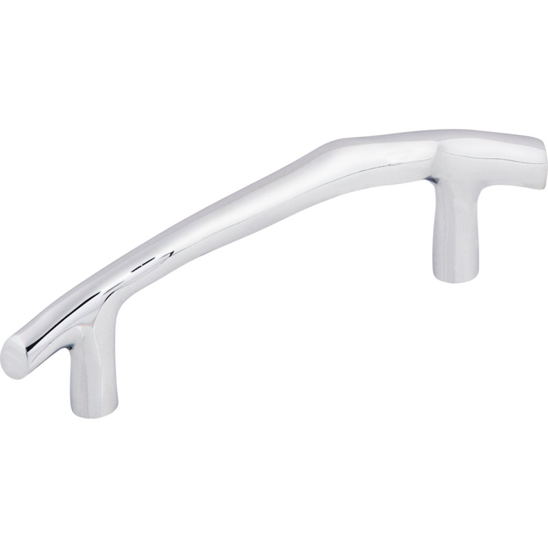 Aspen II Twig Appliance pull, 3 1/2" Center to Center, Polished Chrome