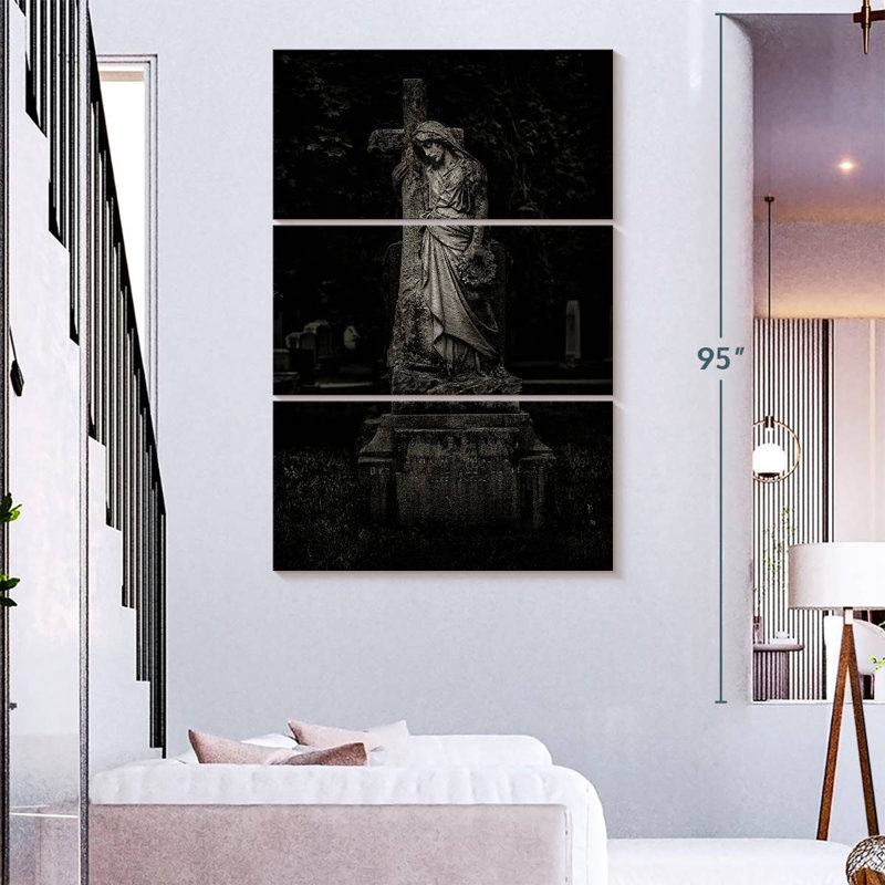 Hitzel Tombstone Shadow I, 65" H x 42" W