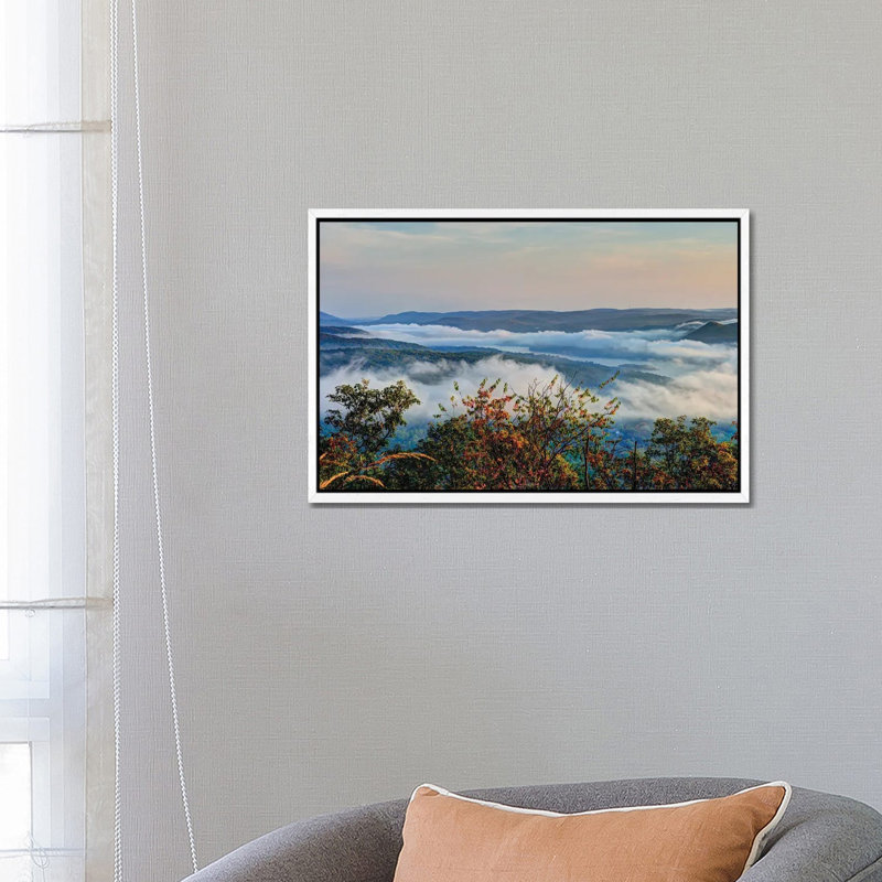 Hudson Valley by David Gardiner - Print on Canvas, White Framed, 66.04 cm H x 45.72 cm W