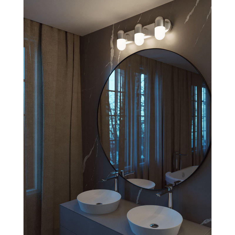 Ruhland LED Vanity 24'', Satin Nickel