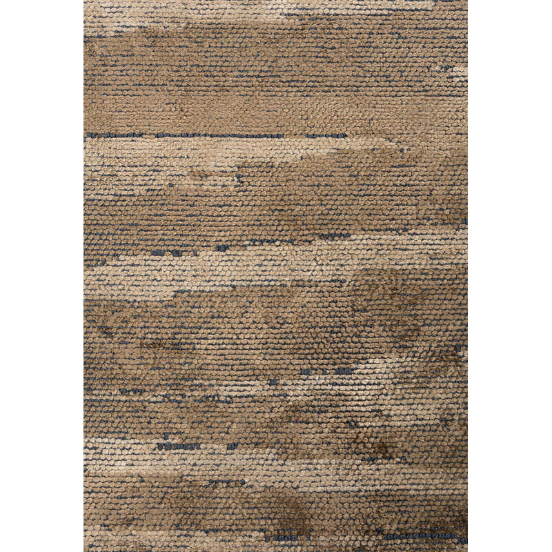 Zebra Chevron Contemporary Area Rug, Rectangle 9'10" x 14'