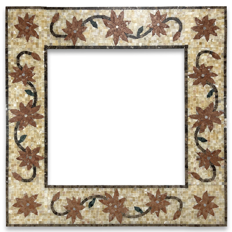 Carrelage mural en mosaïque 4 po x 16 po