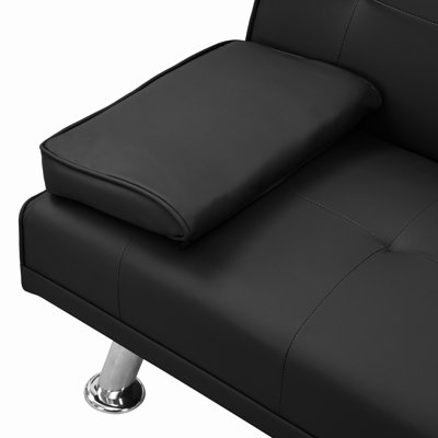 Garway 66.2'' Faux Leather Reclining Sofa
