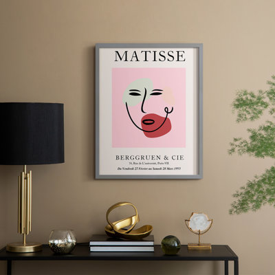 Matisse CDXCV, reproduction d'art encadrée - bois massif