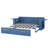 Queen Size Daybed With Removable Desk, Storage Drawers And Hydraulic Side Table-110935674-110935678