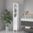 66.92-Inch Slim Tall 1 Doors Bathroom Storage Cabinet With Adjustable Shelve & Open Compartments For Home, Small Spaces, Bathroom, Kitchen, Living Room
