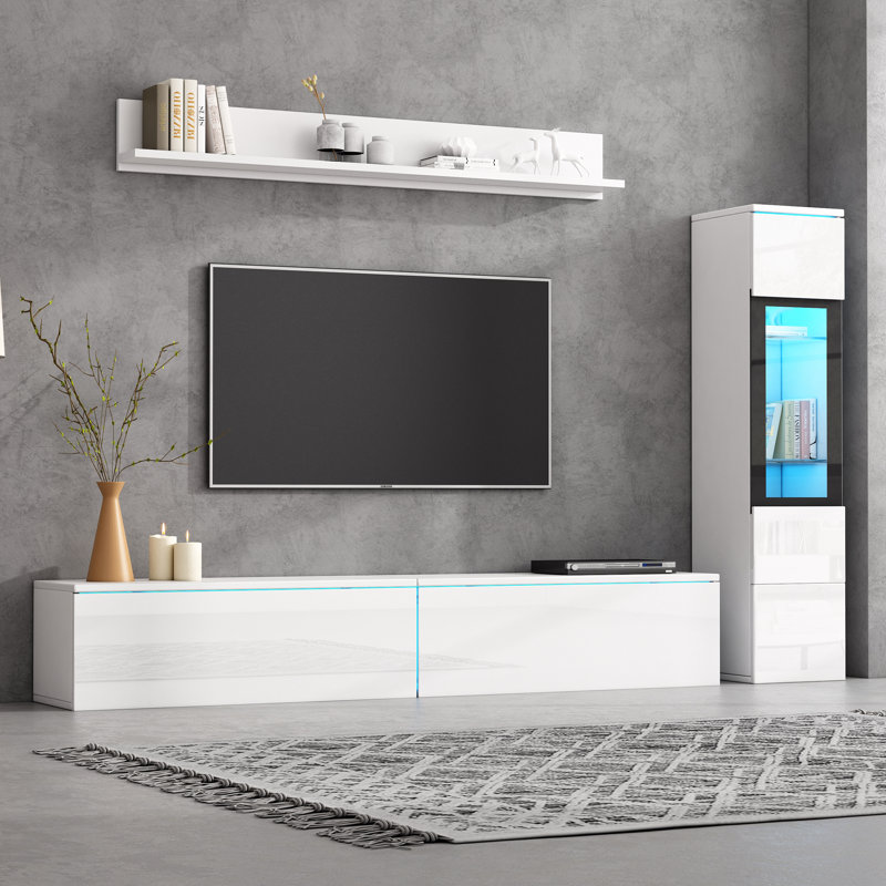 Unfinished Entertainment Center for TVs up to 85"