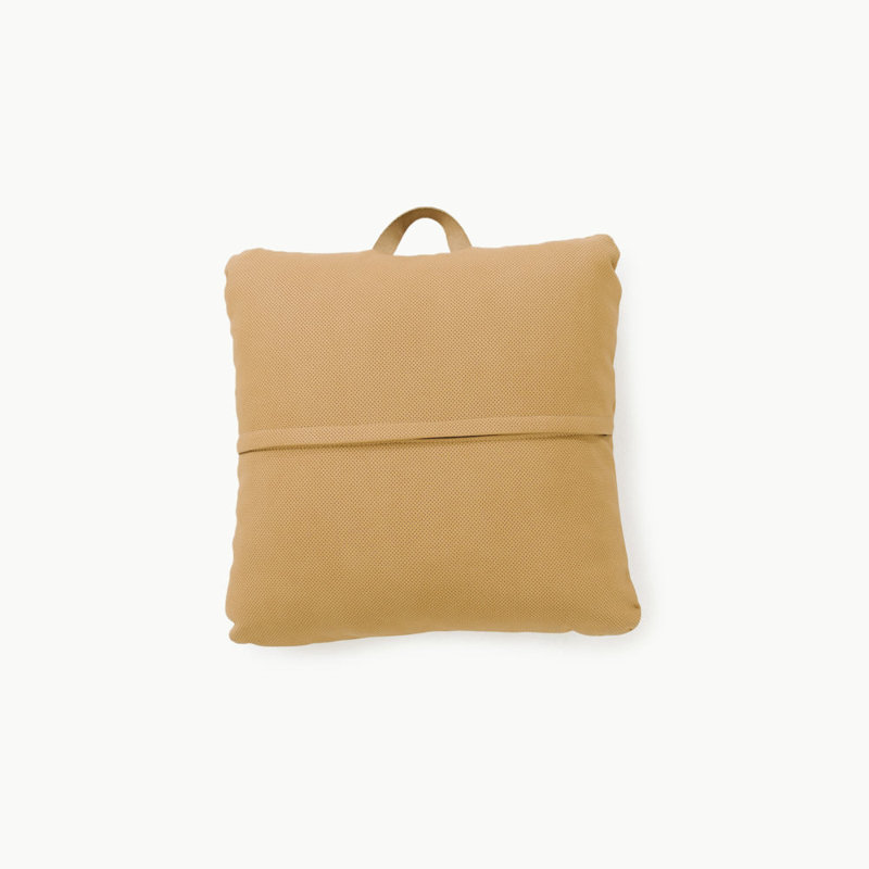 Gathre Floor Cushion, Camel, 7" x 18"