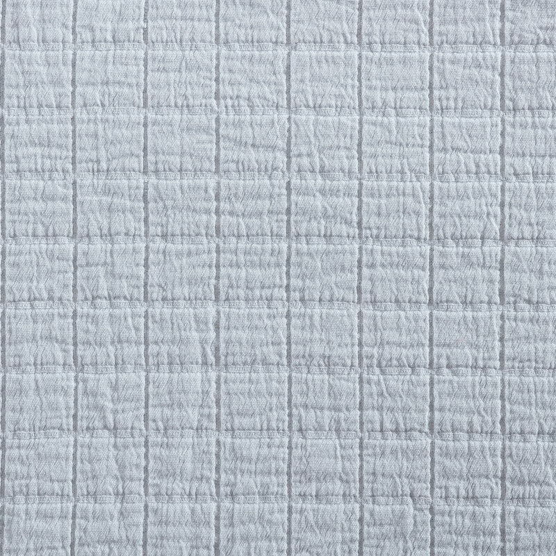 Calvin Klein Essential Garment Washed Solid Cotton Sham Set, Light Blue, King