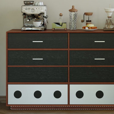 Retro simple and light luxury sideboard