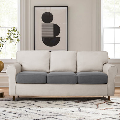 Housse de coussin texturée