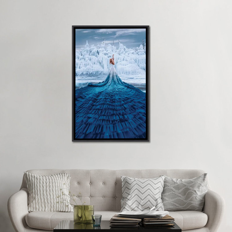 « Baikalient » par Hobopeeba-reproduction de photo, Toile avec cadre noir patiné, Pas de tapis, H 48 po x l 32 po x P 1,5 po