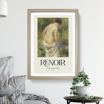 After the Bath by Pierre-Auguste Renoir - Picture Frame Painting