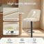 Tabouret de bar et de comptoir pivotant rembourré à hauteur réglable avec repose-pieds-289315006