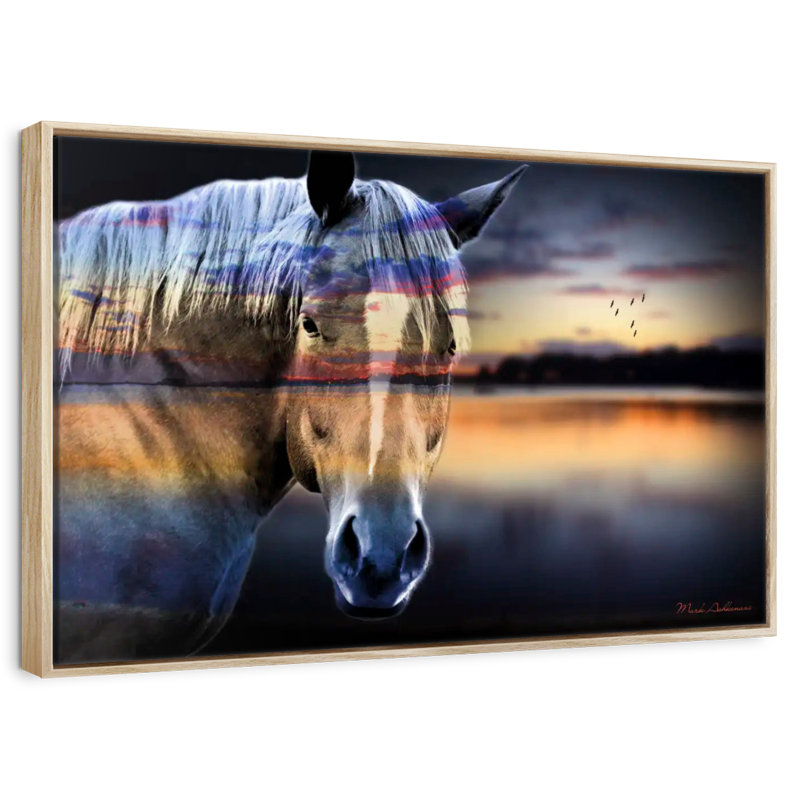 Maefewgvp, Cadre flottant en bois naturel, 13 po x 9 po