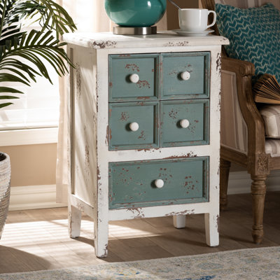 48cm W Manufactured Wood Bedside Table
