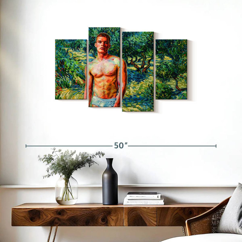 Grasshopper Green, 22" H x 36" W