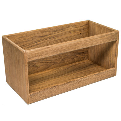Lower Claverham Teak Magazine Holder