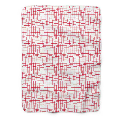 Dark Red - 1 Piece Premium Sherpa Blanket 0131
