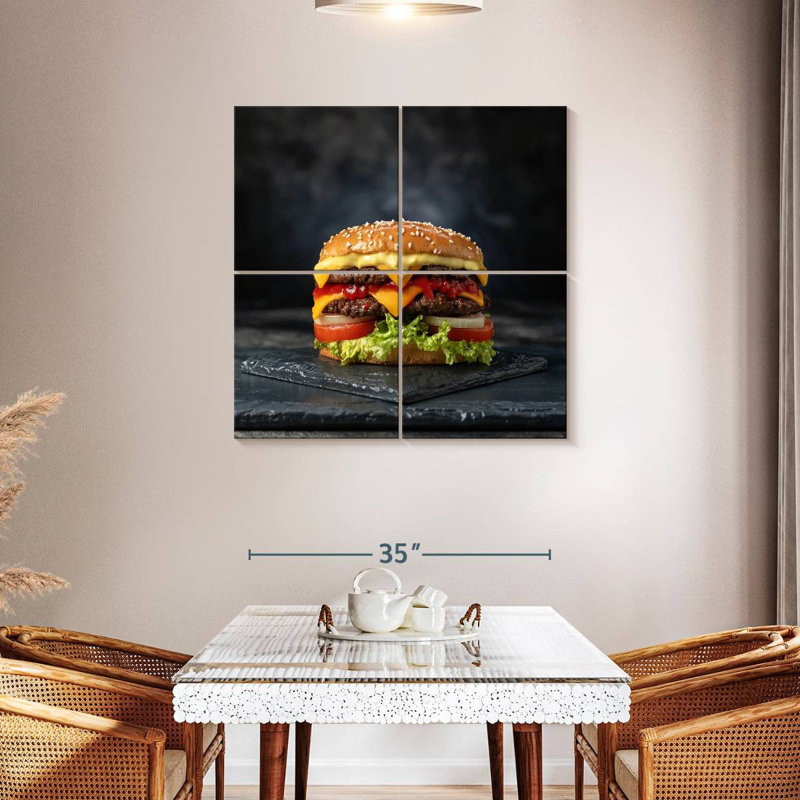 Yarlin Double Layer Cheeseburger, 38" H x 38" W