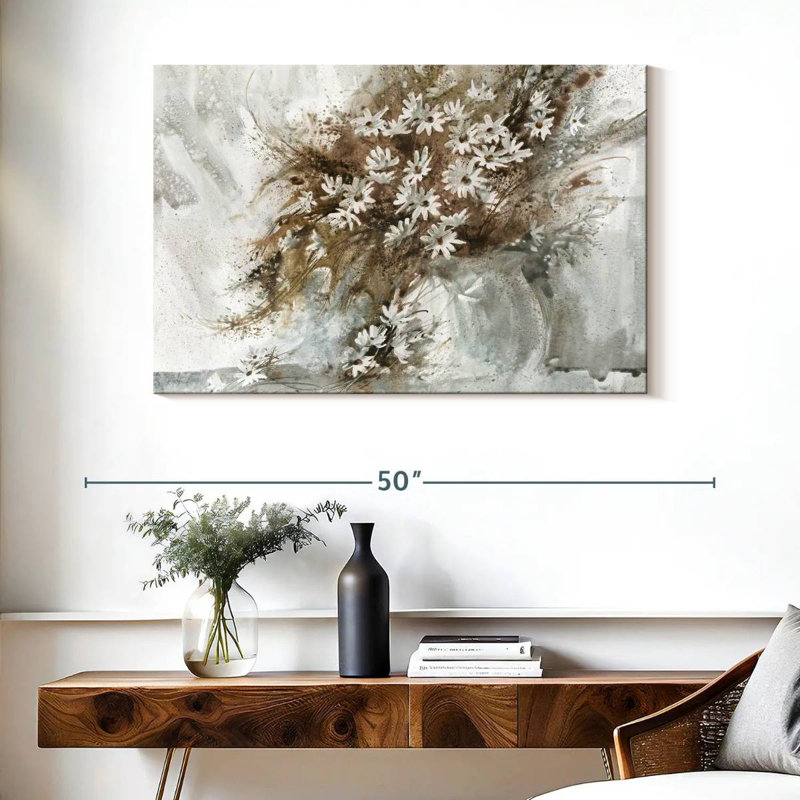 Harnek Daisy Arrangement, H 26 po x l 39 po