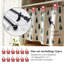 Crochets de rideau de douche Chrismas Santa