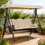 Balancelle de patio 3 places