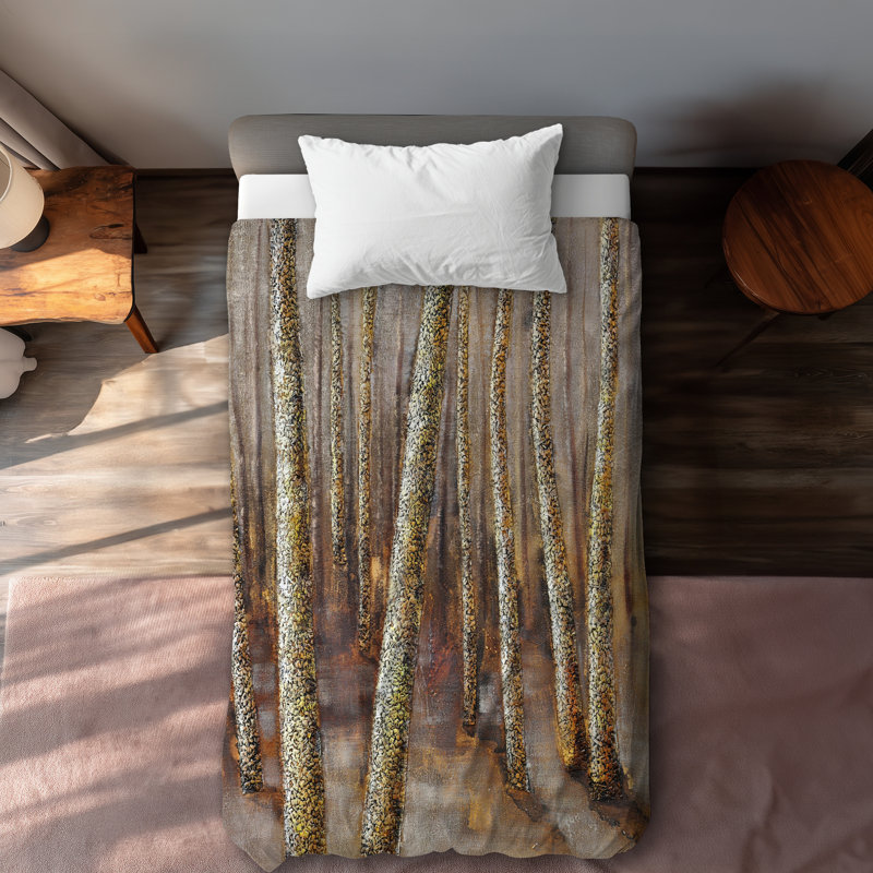 Forest Brown Trees Duvet Cover | Stylish Home Decor Accent