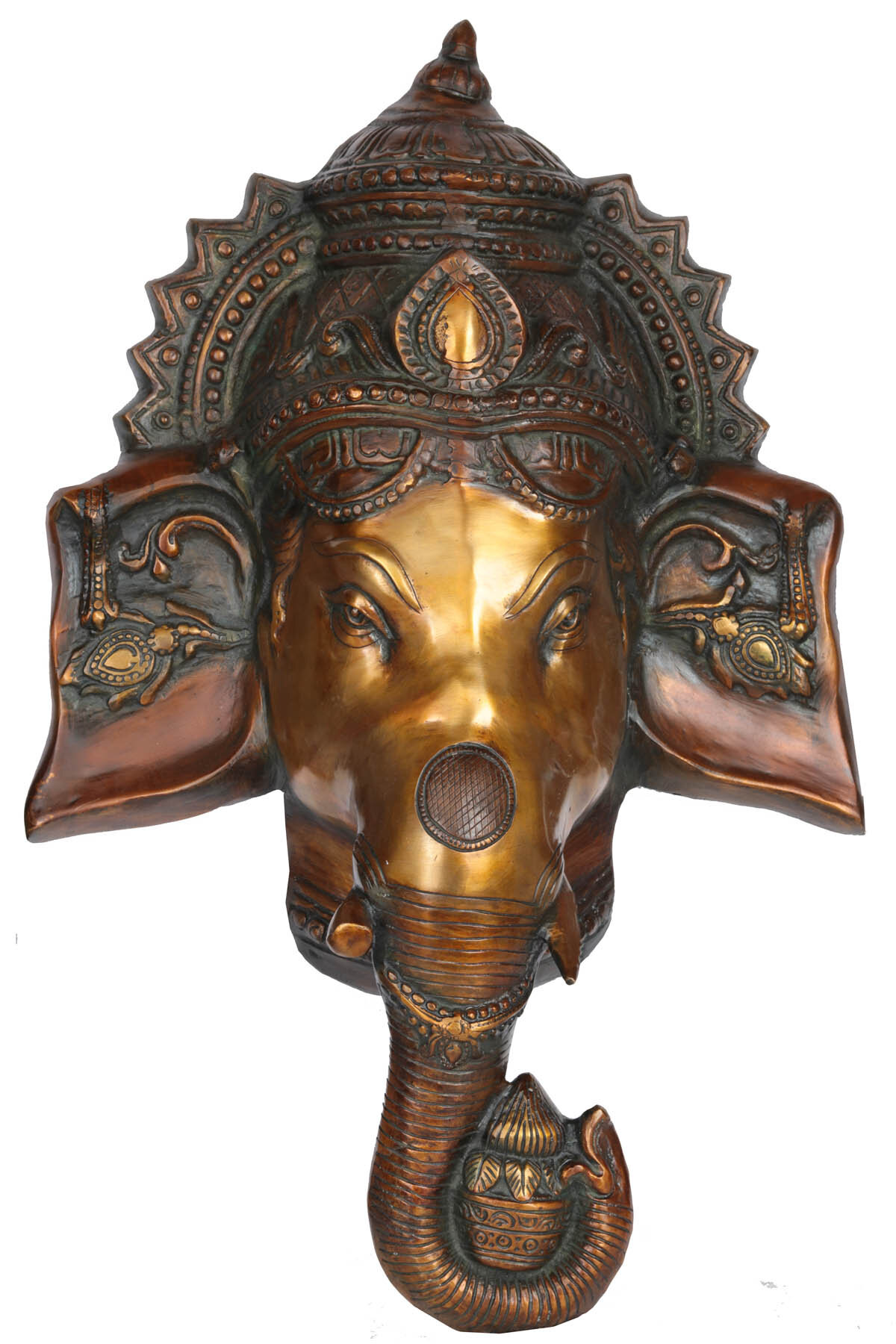 Exotic India Grand Ganesha à huit bras avec grand Kirtimukha au sommet -  Wayfair Canada