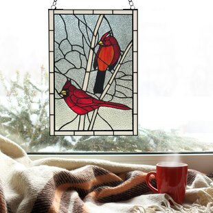 Blue Jay Bird Hugging Northern Cardinal Art Print by creative-designs