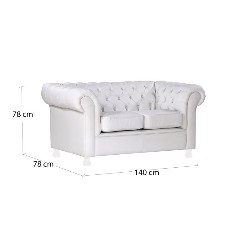 Burks 2 Seater Loveseat, Elephant