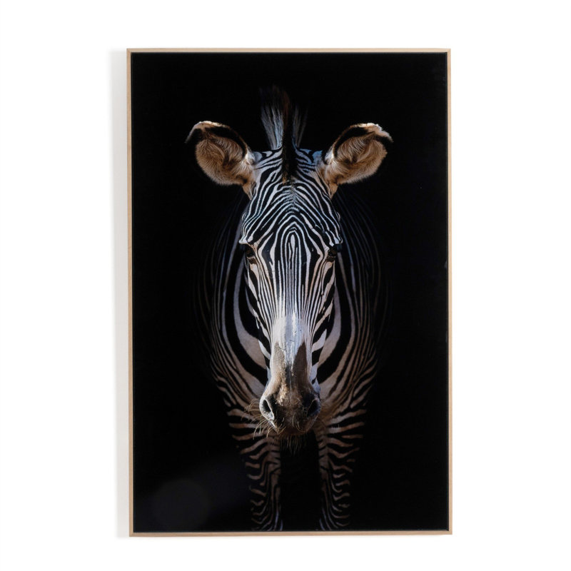 Zebra Stare By Getty Images, H 48" x W 32"