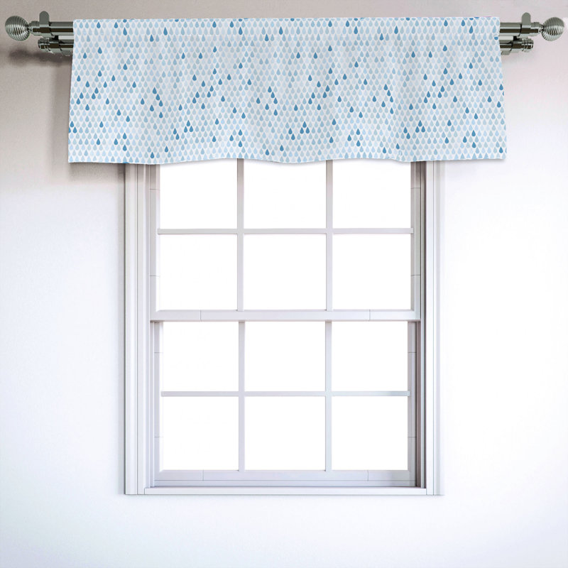 Sateen Ruffled Window Valance