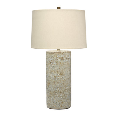 Lava Ceramic Table Lamp, Volcanic Cream