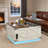 Farmhouse Lift Top LED Coffee Table With Storage-464484021