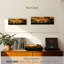 Silhouette d'animaux d'Afrique sur toile-950961863