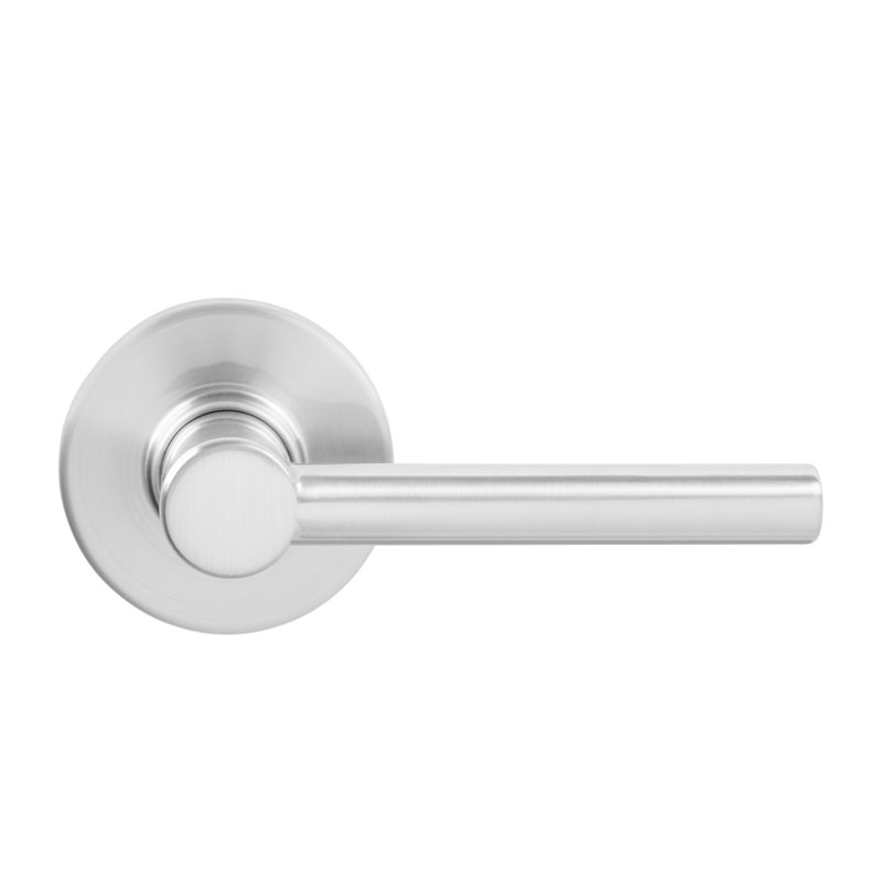 Rectangle Single Dummy Door Lever, Satin Nickel