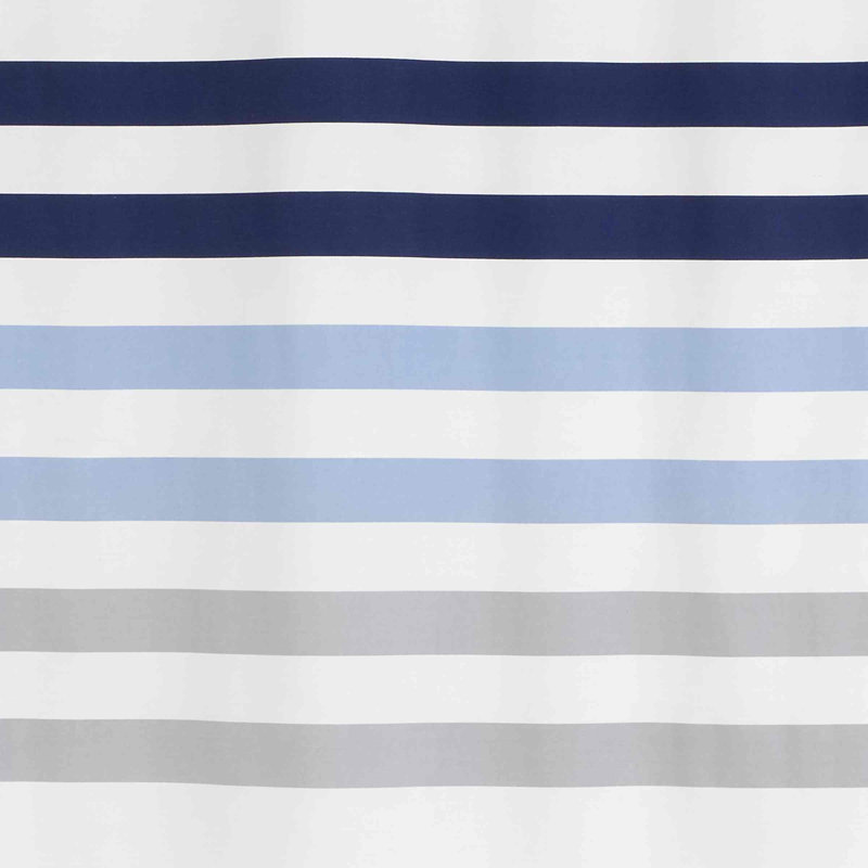 Izod Augusta Stripe Cotton Striped Shower Curtain