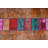 Small Vintage Patchwork Oushak Rug in Orange Overdyed for Entry Handmade Colorful Ethnic Floor Decorative