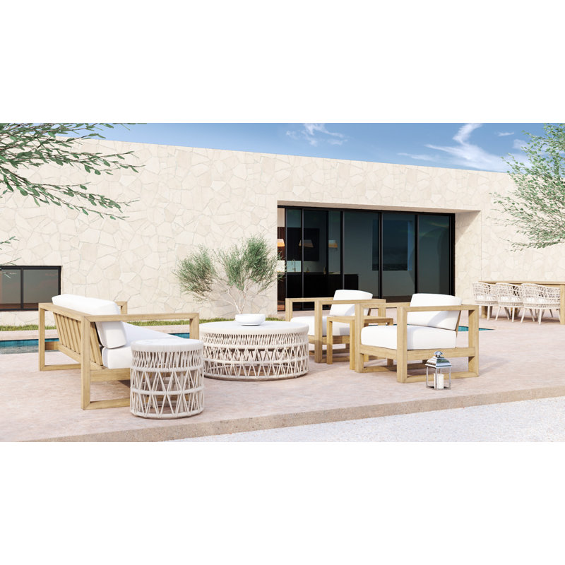 Dana Outdoor Round Coffee Table