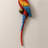 Hanging Scarlet Macaw Garden Statue