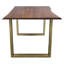 Tiara Acacia Rectangular Wood Top Dining Table-1055239638